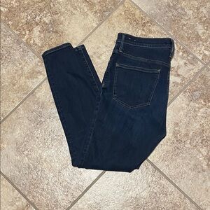 Madewell Women's Dark Indigo Skinny Jeans. Excellent Condition. High waist.